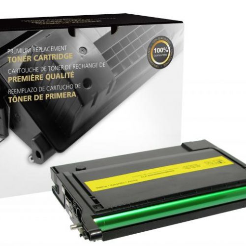 Clover Remanufactured High Yield Yellow Toner Cartridge for Samsung CLP-Y660A/CLP-Y660B
