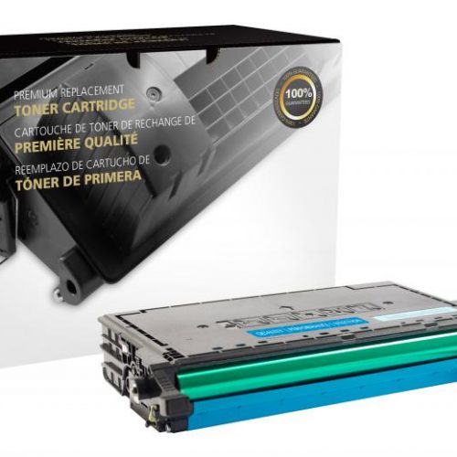 Clover Remanufactured High Yield Cyan Toner Cartridge for Samsung CLT-C508L/CLT-C508S